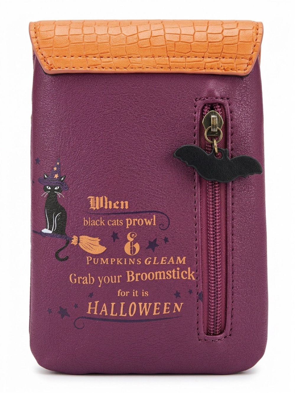 RARE Vendula London Ghoulevard Haunted House Phone Pouch Crossbody Bag Halloween - Picture 2 of 2